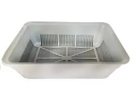 ДАЙНАТ - Туалет глубокий для кошек с решёткой 