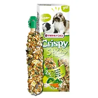 Crispy Sticks дополнительный корм, палочки-лакомства для кроликов и морских свинок с морковью и петрушкой 110 гр