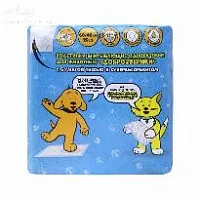 Подстилки для животных с бумагой тиссью и суперабсорбентом "Доброзверики" 