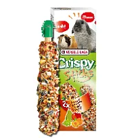 Crispy Sticks дополнительный корм, палочки-лакомства для кроликов и морских свинок с фруктами 110 гр