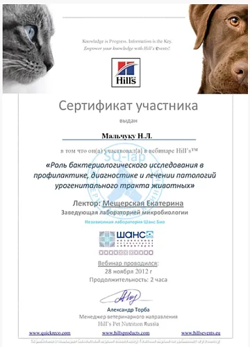 Мальчук Н.Л. - Бактериологическое исследование урогенитального тракта